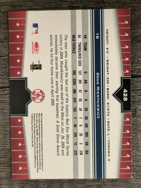 2005 Donruss Champions #428 Doug Mientkiewicz Sox