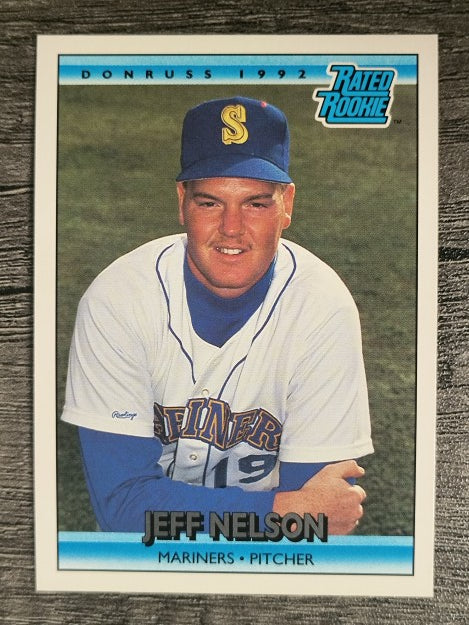 1992 Donruss #408 Jeff Nelson RR RC