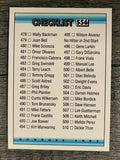 1992 Donruss #556 Checklist 478-555