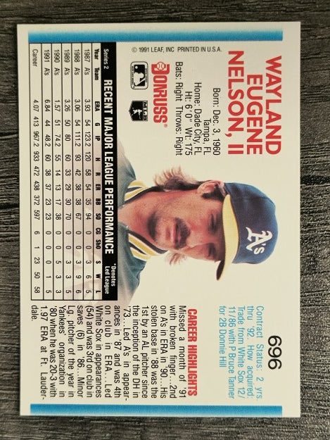 1992 Donruss #696 Gene Nelson