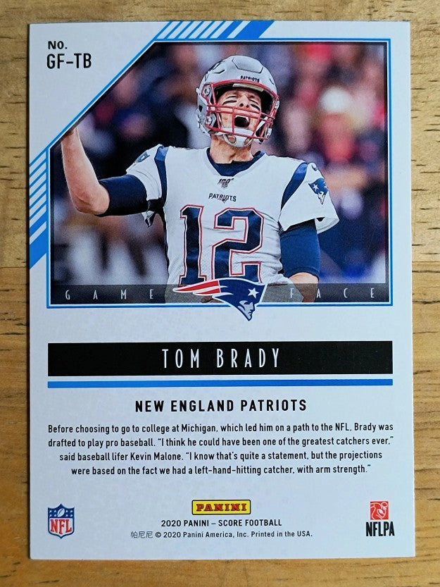 2020 Score Game Face #2 Tom Brady