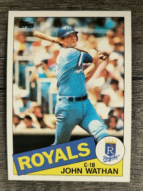 1985 Topps #308 John Wathan