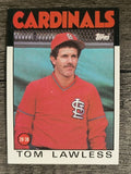 1986 Topps #228 Tom Lawless
