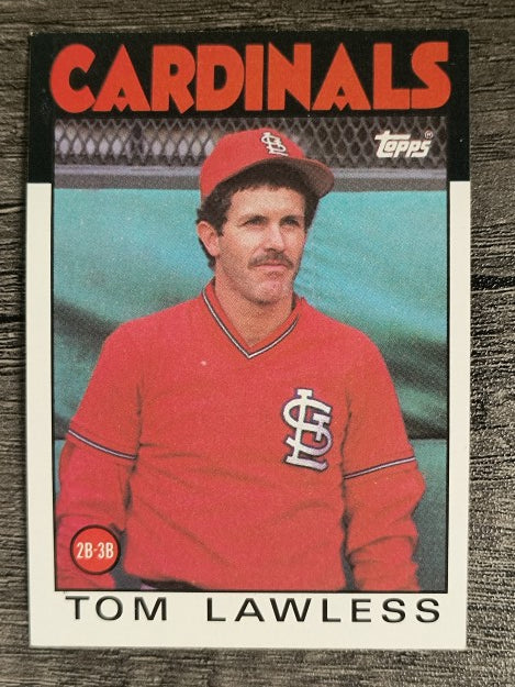 1986 Topps #228 Tom Lawless