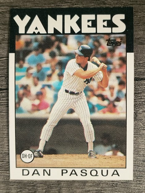 1986 Topps #259 Dan Pasqua