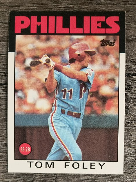 1986 Topps #466 Tom Foley