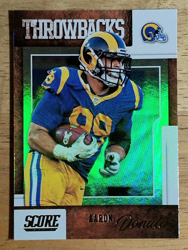 2019 Score Throwbacks #10 Aaron Donald