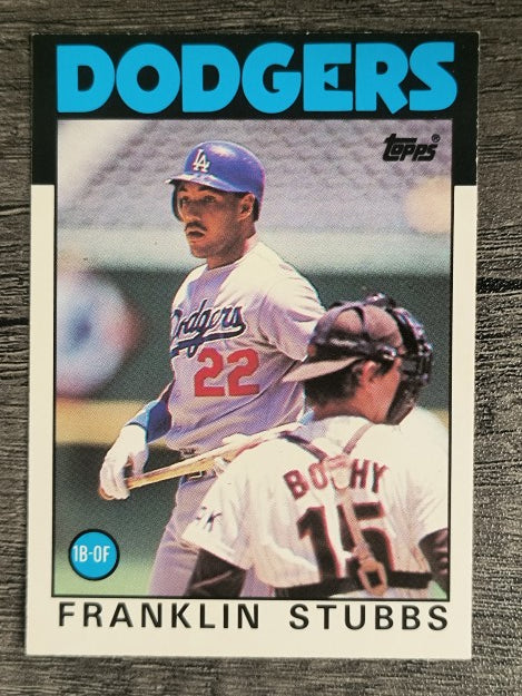 1986 Topps Traded #105T Franklin Stubbs