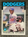 1986 Topps Traded #105T Franklin Stubbs