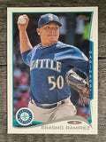 2014 Topps #128 Erasmo Ramirez