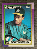 1990 Topps #450 Rickey Henderson