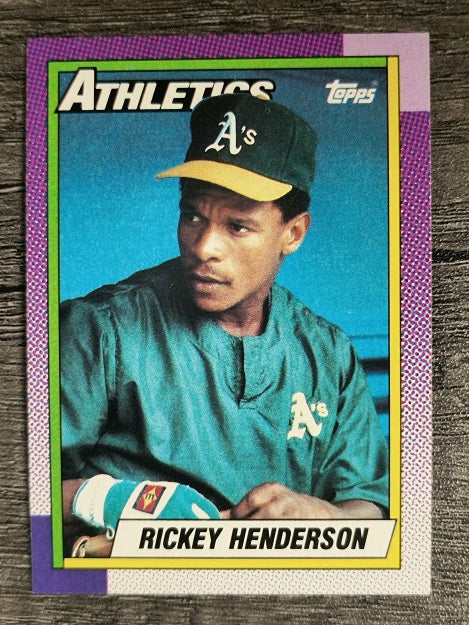 1990 Topps #450 Rickey Henderson