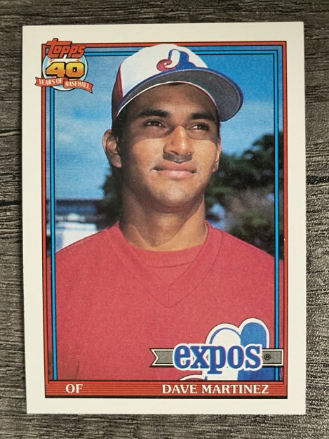 1991 Topps #24 Dave Martinez