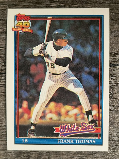 1991 Topps #79 Frank Thomas