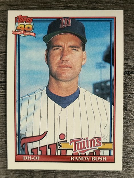 1991 Topps #124 Randy Bush