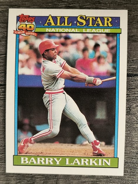 1991 Topps #400 Barry Larkin AS