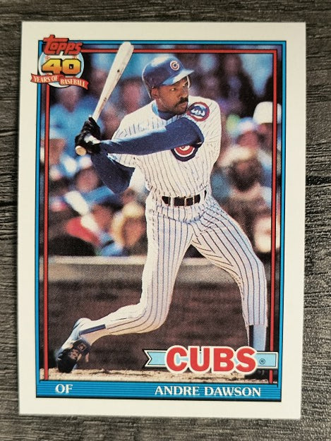 1991 Topps #640 Andre Dawson