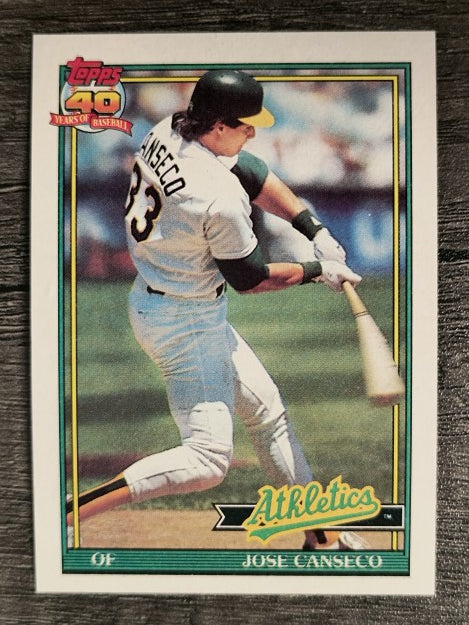 1991 Topps #700 Jose Canseco