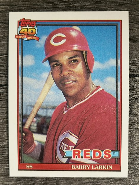 1991 Topps #730 Barry Larkin