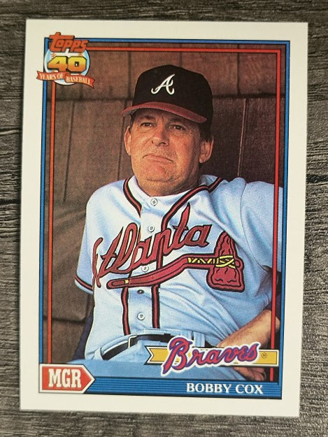 1991 Topps #759 Bobby Cox MG