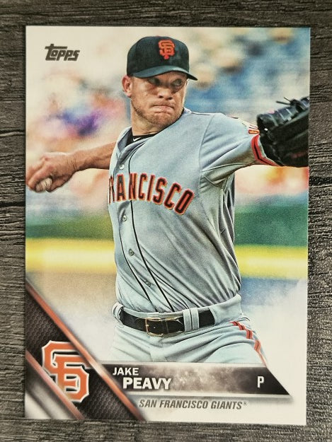 2016 Topps #320 Jake Peavy