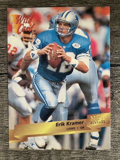 1993 Wild Card #121 Erik Kramer
