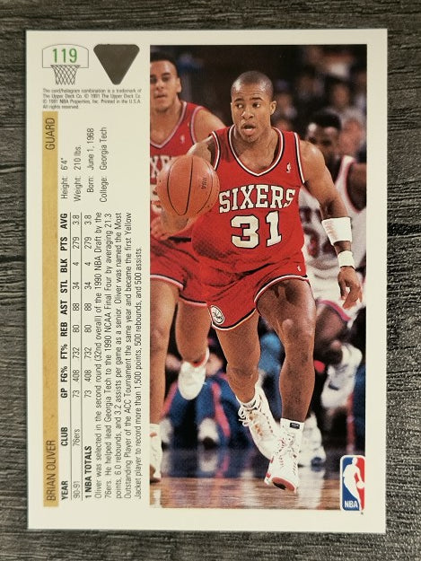 1991-92 Upper Deck #119 Brian Oliver