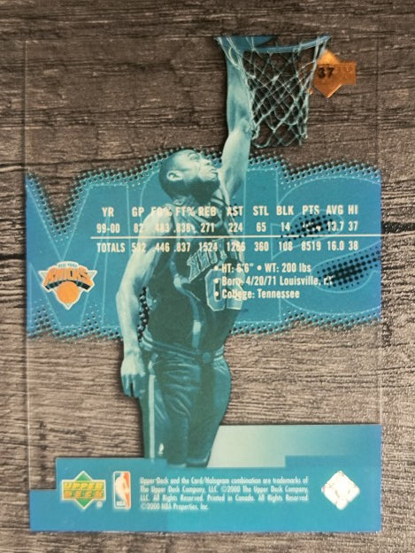 2000-01 Upper Deck Slam #37 Allan Houston