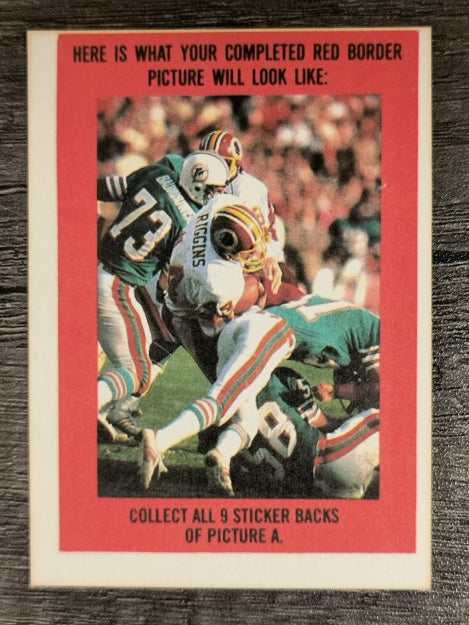 1983 Topps Sticker Inserts #2 Ken Anderson