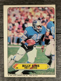 1983 Topps Sticker Inserts #26 Billy Sims