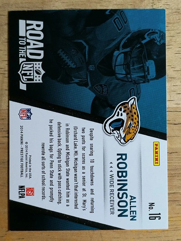 2014 Prestige Road to the NFL #16 Allen Robinson