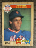 1987 Topps #603A Dwight Gooden AS NoTM