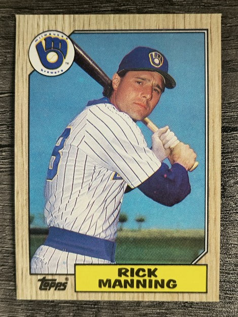 1987 Topps #706 Rick Manning