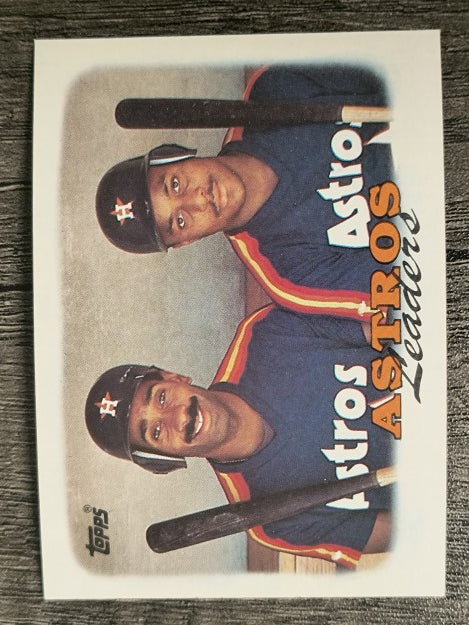 1988 Topps #291 Billy Hatcher/Kevin Bass TL