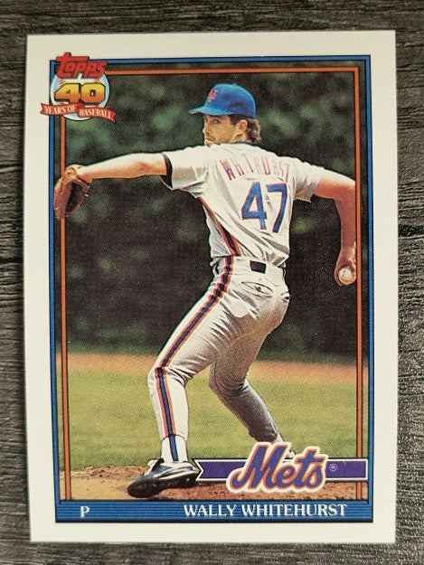 1991 Topps #557 Wally Whitehurst