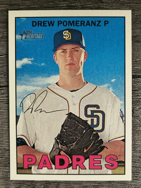 2016 Topps Heritage #336 Drew Pomeranz