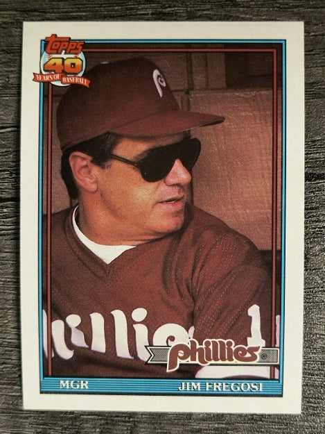 1991 Topps Traded #43T Jim Fregosi MG