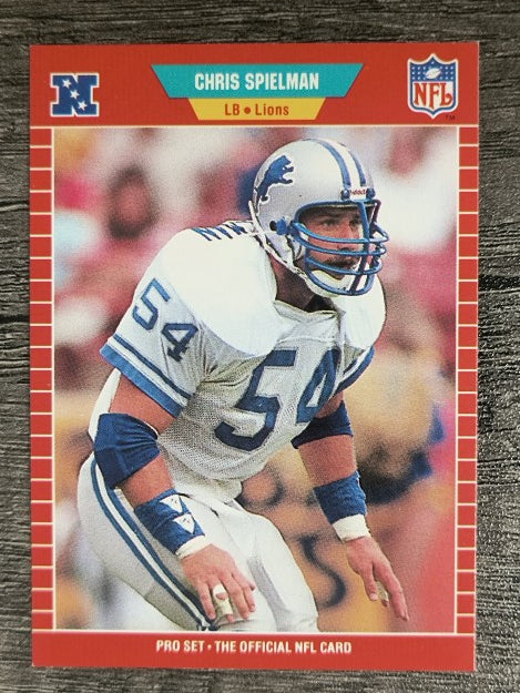 1989 Pro Set #125 Chris Spielman RC