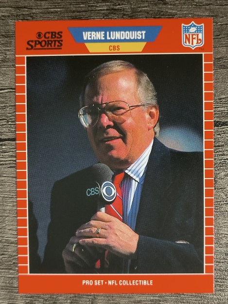 1989 Pro Set Announcers #21 Verne Lundquist