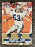1991 Pro Set #130 John Gesek RC