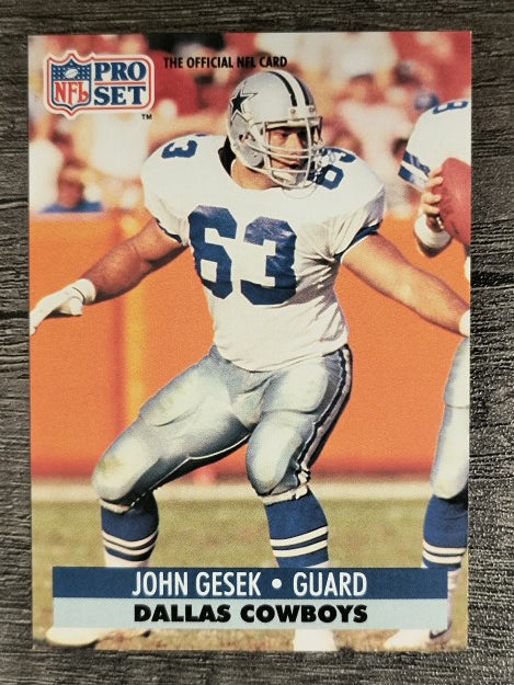 1991 Pro Set #130 John Gesek RC