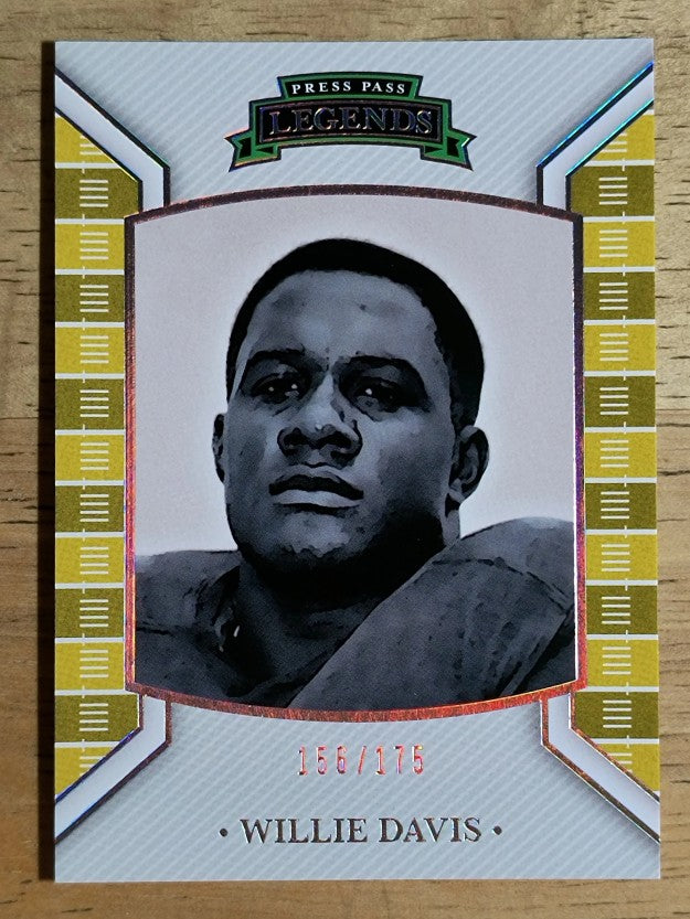 2011 Press Pass Legends Silver Holofoil #86 Willie Davis /175