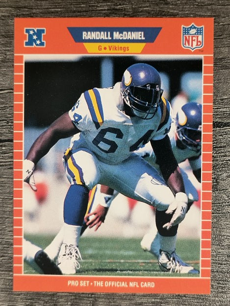 1989 Pro Set #235 Randall McDaniel RC