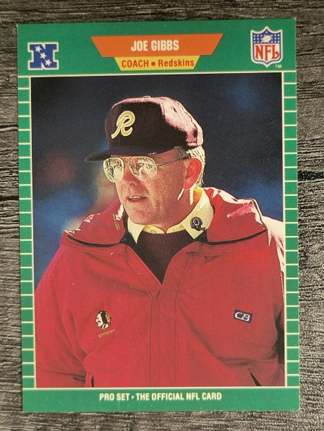 1989 Pro Set #440 Joe Gibbs CO RC