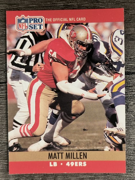 1990 Pro Set #640 Matt Millen