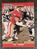 1990 Pro Set #640 Matt Millen