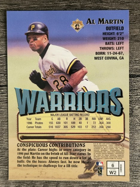 1997 Finest #6 Al Martin B
