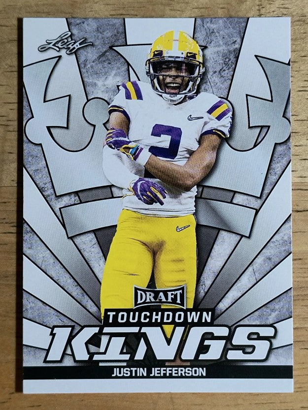 2020 Leaf Draft #87 Justin Jefferson TK