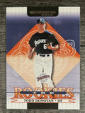 2002 Donruss Rookies #27 Todd Donovan RC