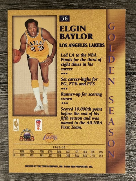 1996 Topps Stars #56 Elgin Baylor GS